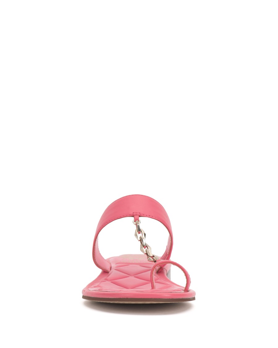 Vince Camuto Lexie Sandalo Catena Oro Tacco a Blocco