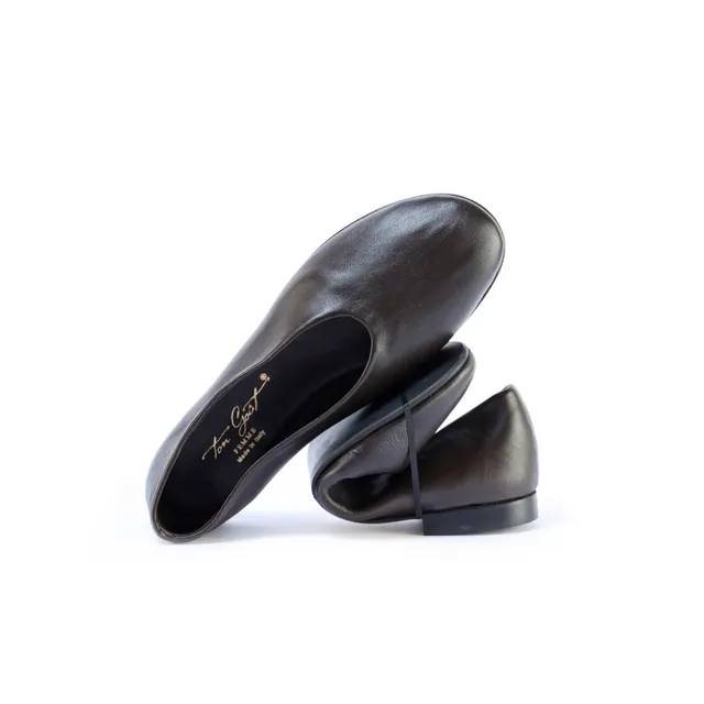 Ton Goût Lau ballerine donna pelle testa di moro tacco 1 cm