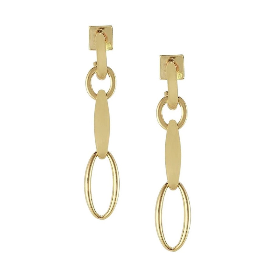 Vince Camuto Orecchini Cerchio Lineari Oro
