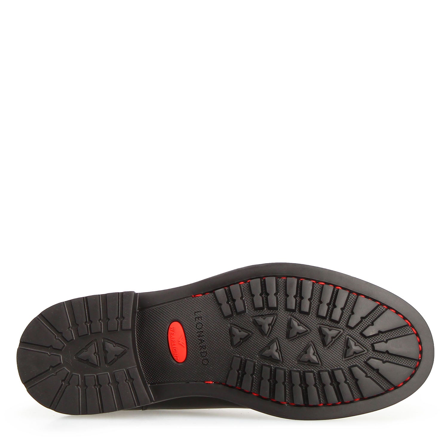 Leonardo Shoes Agusto Chelsea Uomo Pelle Nero