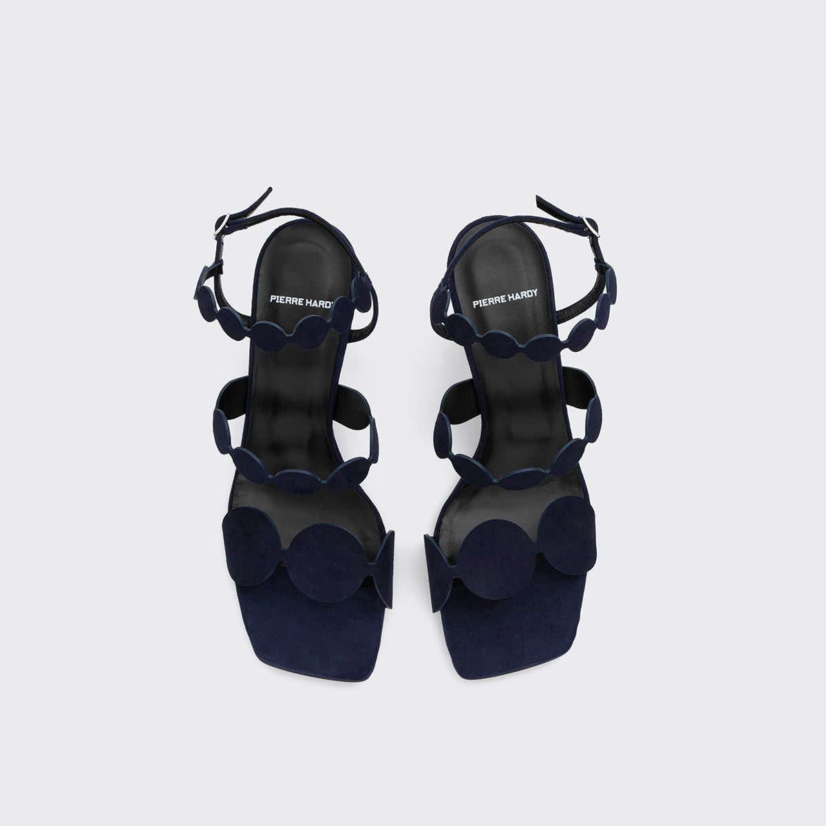 Pierre Hardy Bulle Lava sandalo donna blu tacco 60 mm