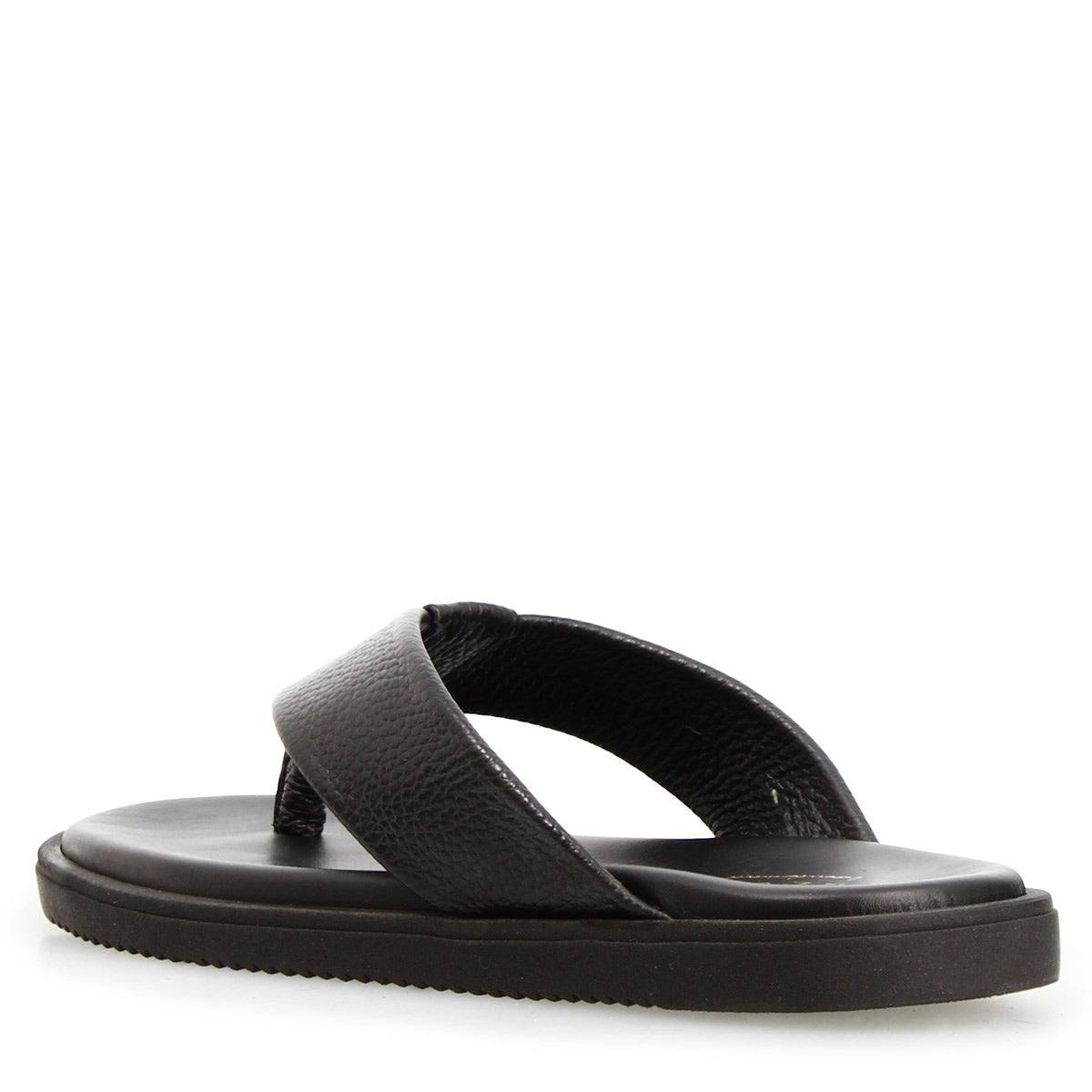Leonardo Shoes Nerone Sandali Uomo Pelle Nero