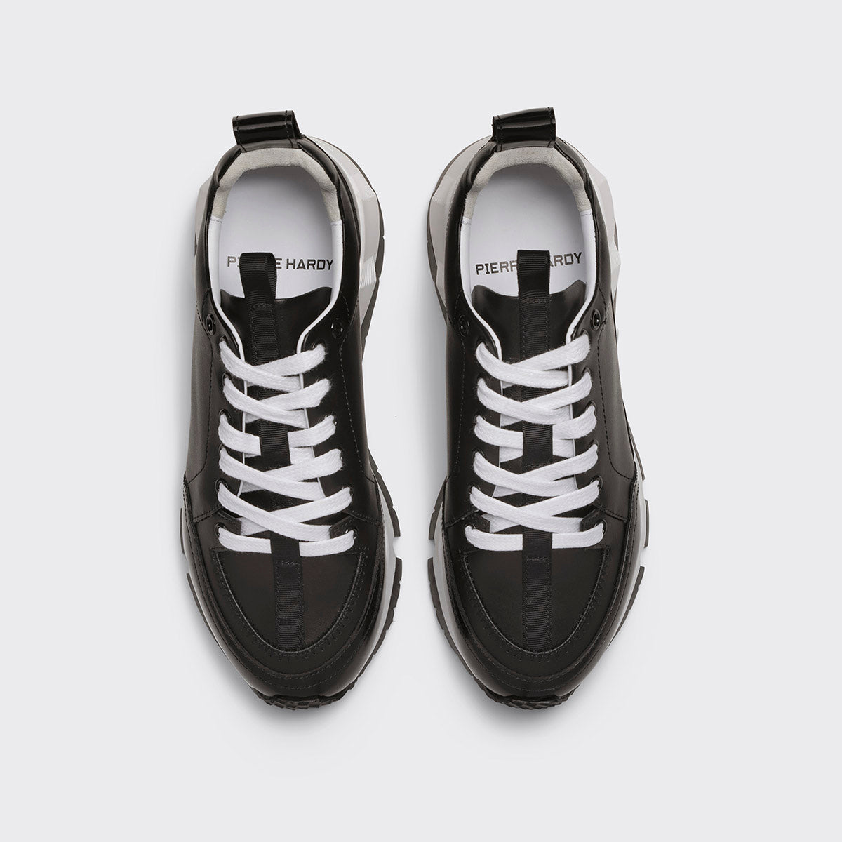 Pierre Hardy Street Life Sneakers Donna Nero Pelle 38 Gomma