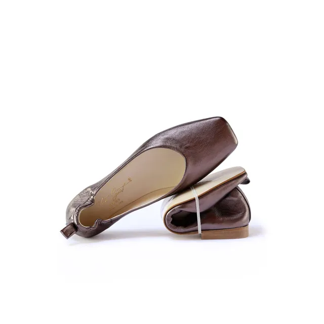 Ton Goût Zoe Ballerina Donna Laminato Bronzo