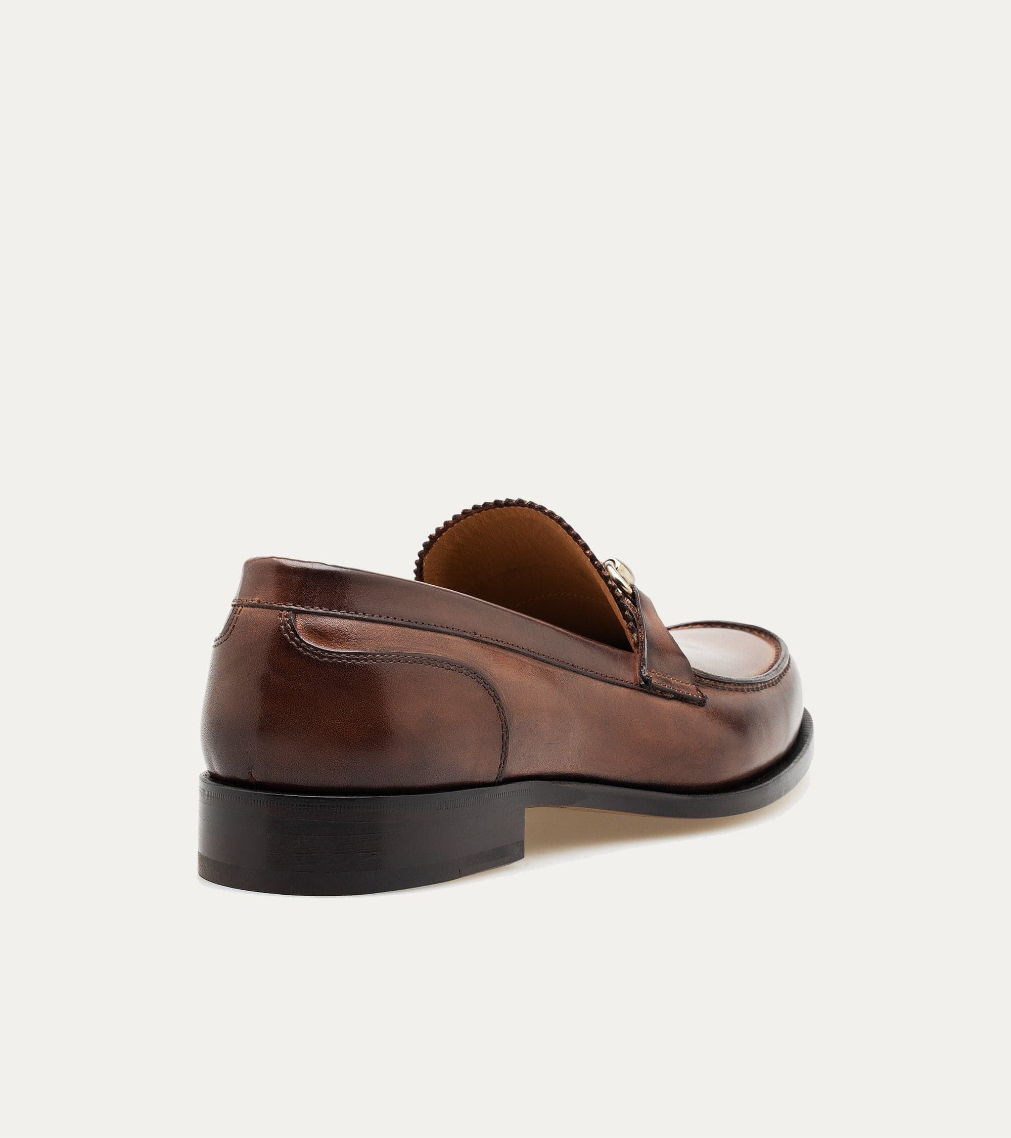 Ace Marks Simon Bit Mocassino Uomo Pelle Marrone Morso