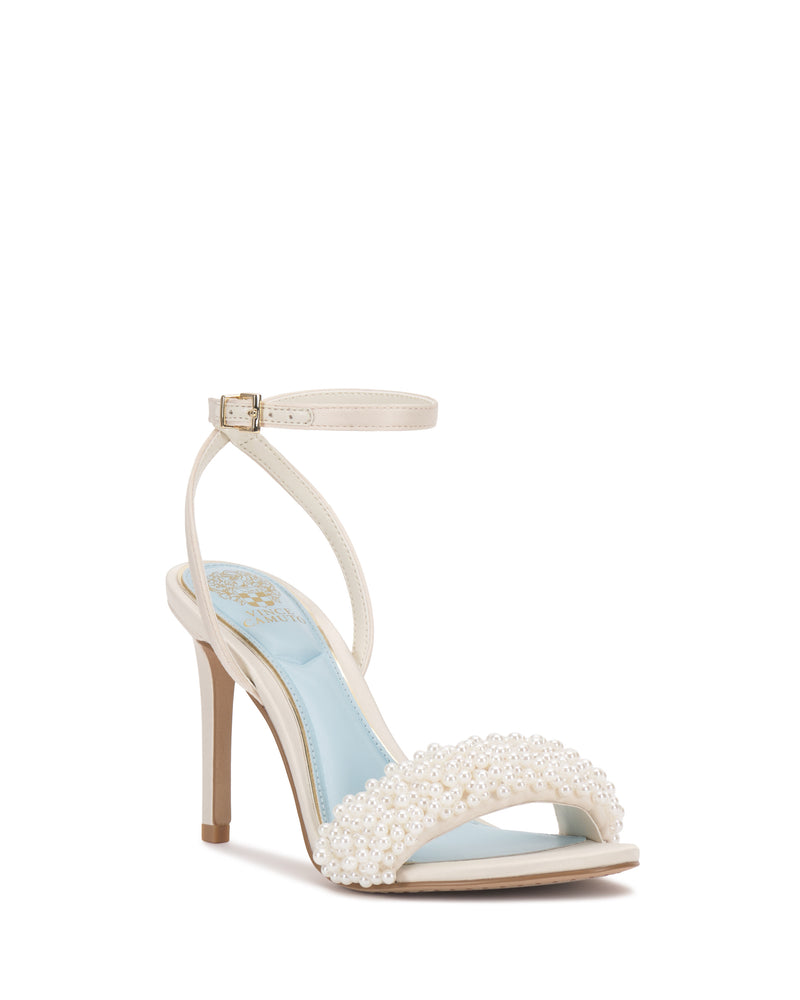 Vince Camuto Arleem sandali perline tacco donna
