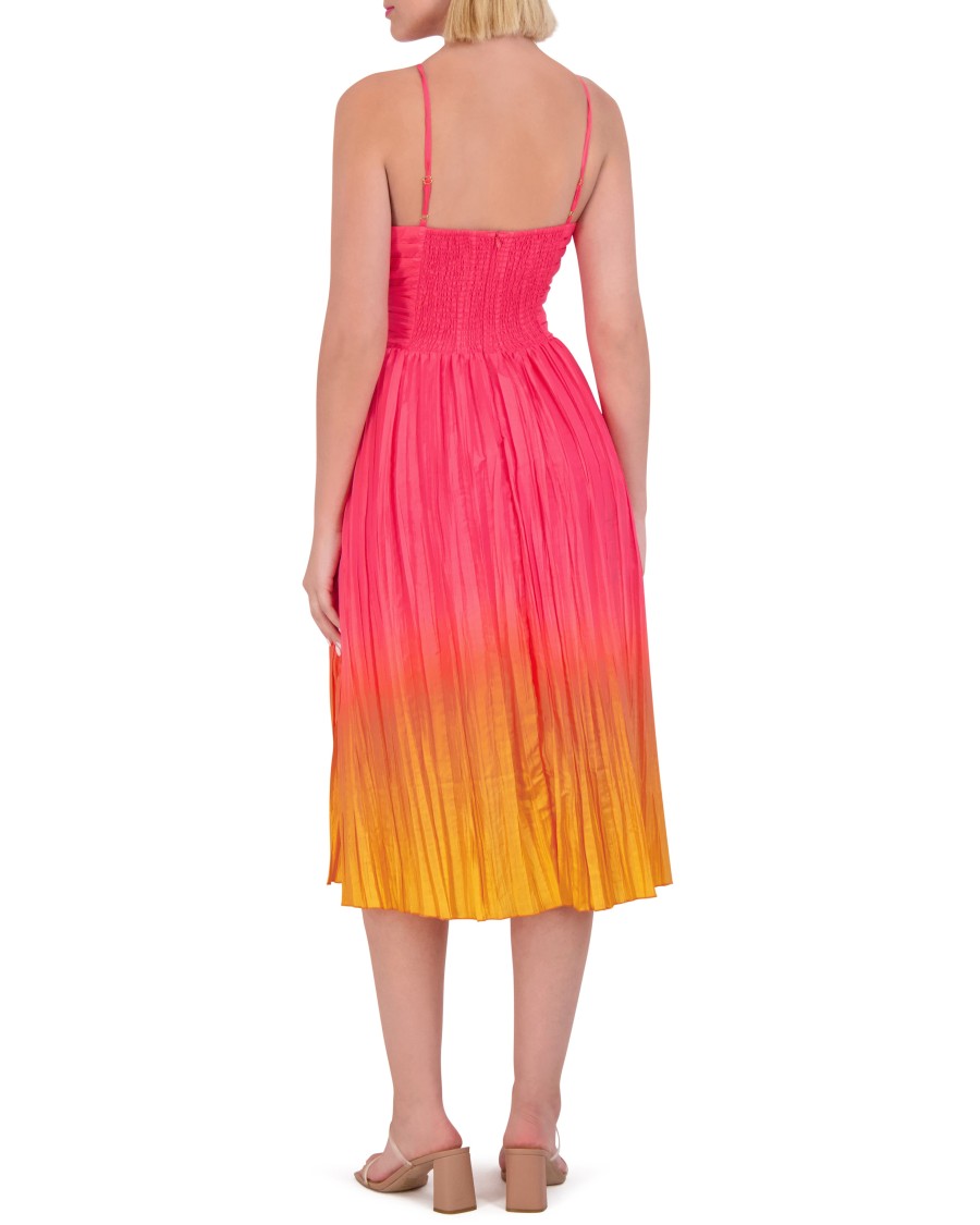 Vince Camuto abito midi taffetà donna fantasia sfumata