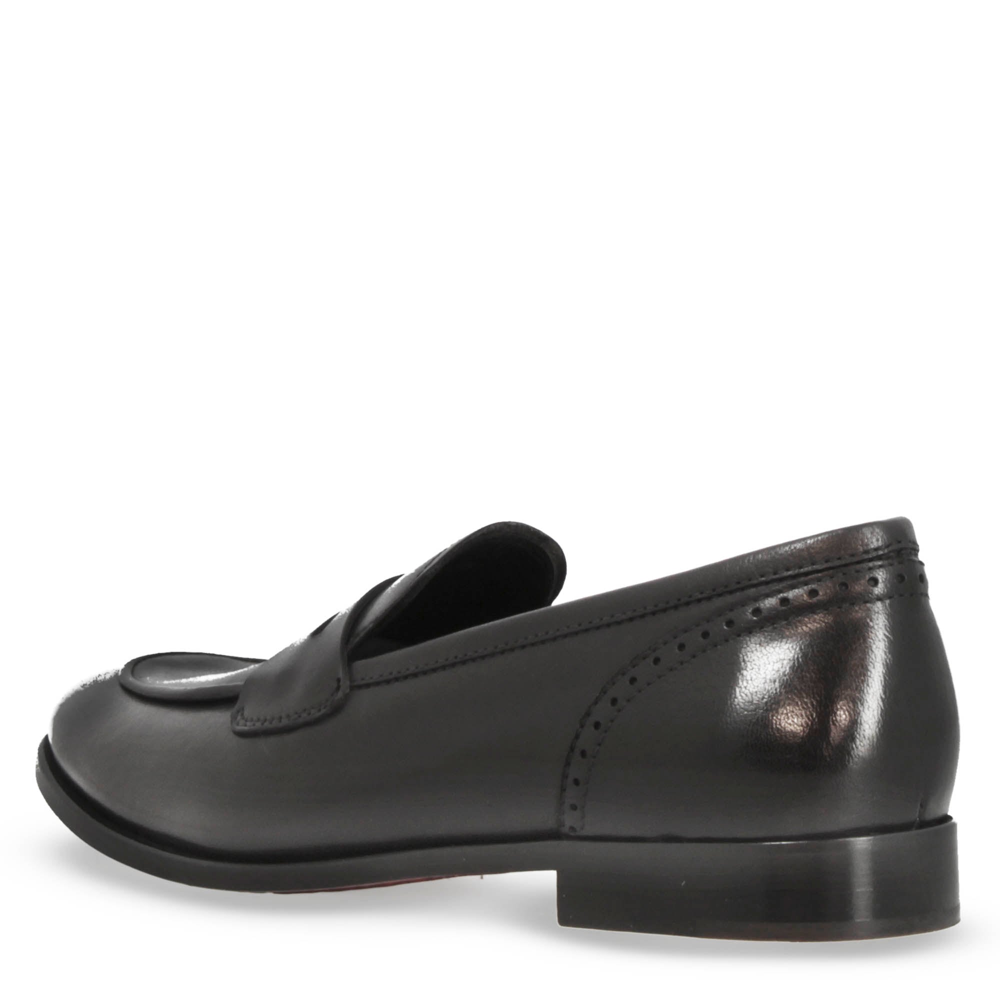 Leonardo Shoes Aurelia mocassini pelle nero