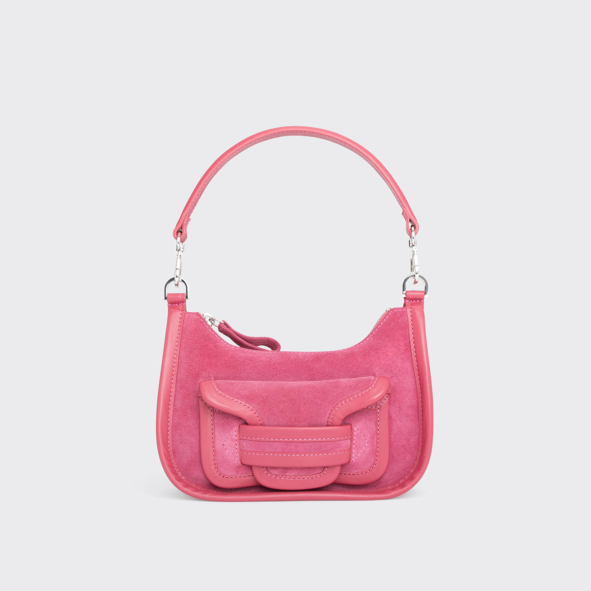 Pierre Hardy Alpha Day Mini borsa a tracolla rosa pelle