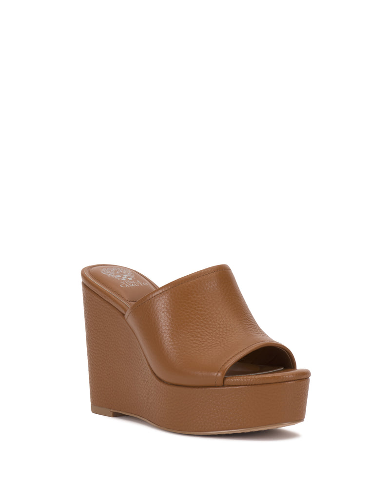 Vince Camuto Etta Sandalo Zeppa Donna Pelle