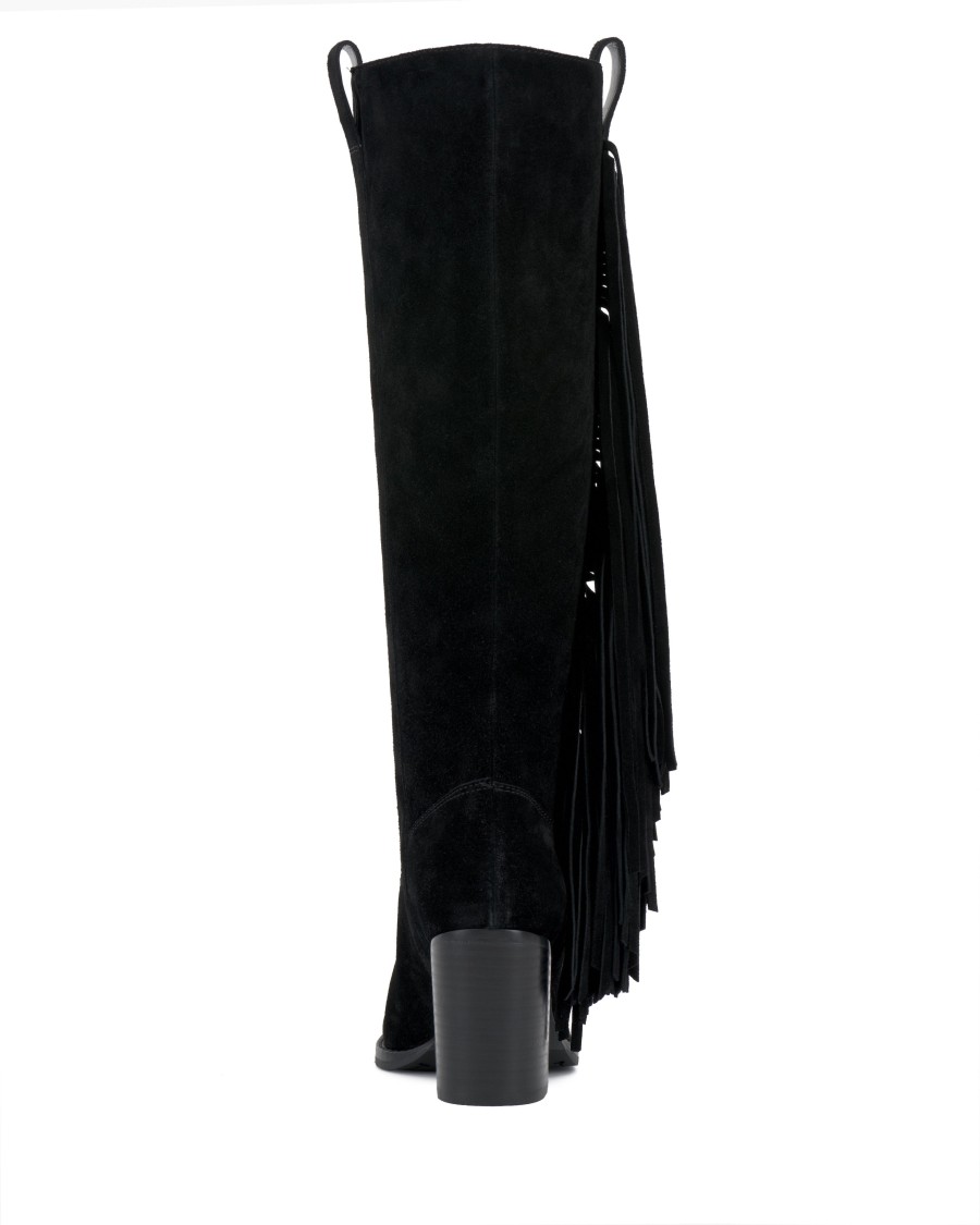 Vince Camuto Pelia stivale ginocchio camoscio frange