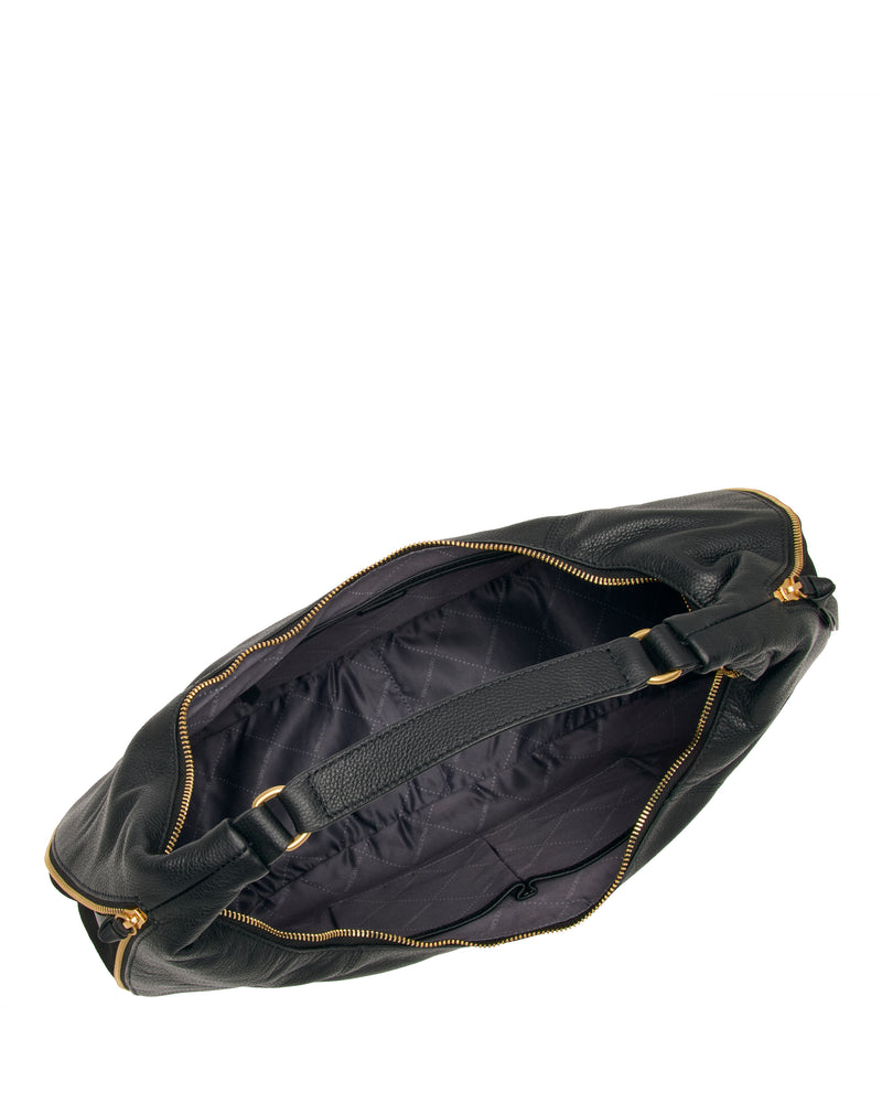 Vince Camuto Kaela Borsa Hobo Pelle Marrone