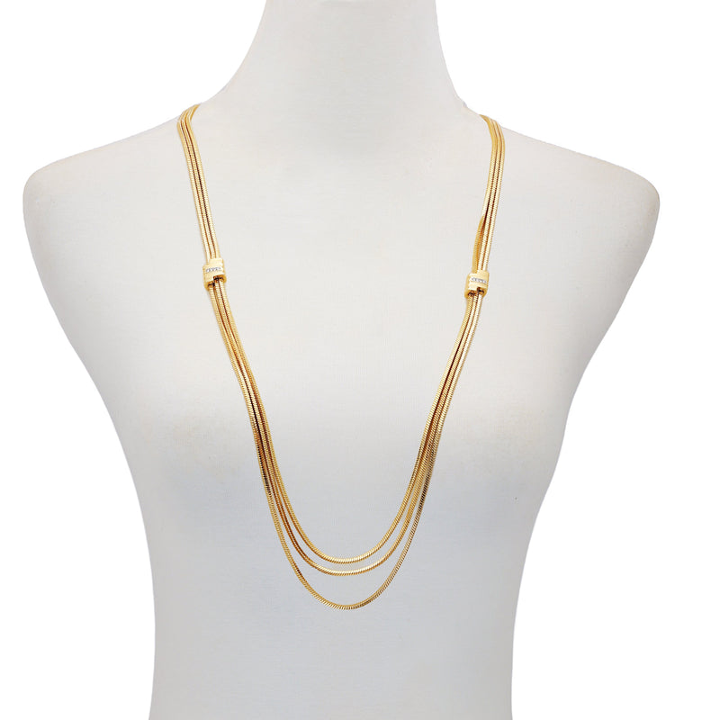 Vince Camuto Collana Donna Multistrato Oro Goldtone