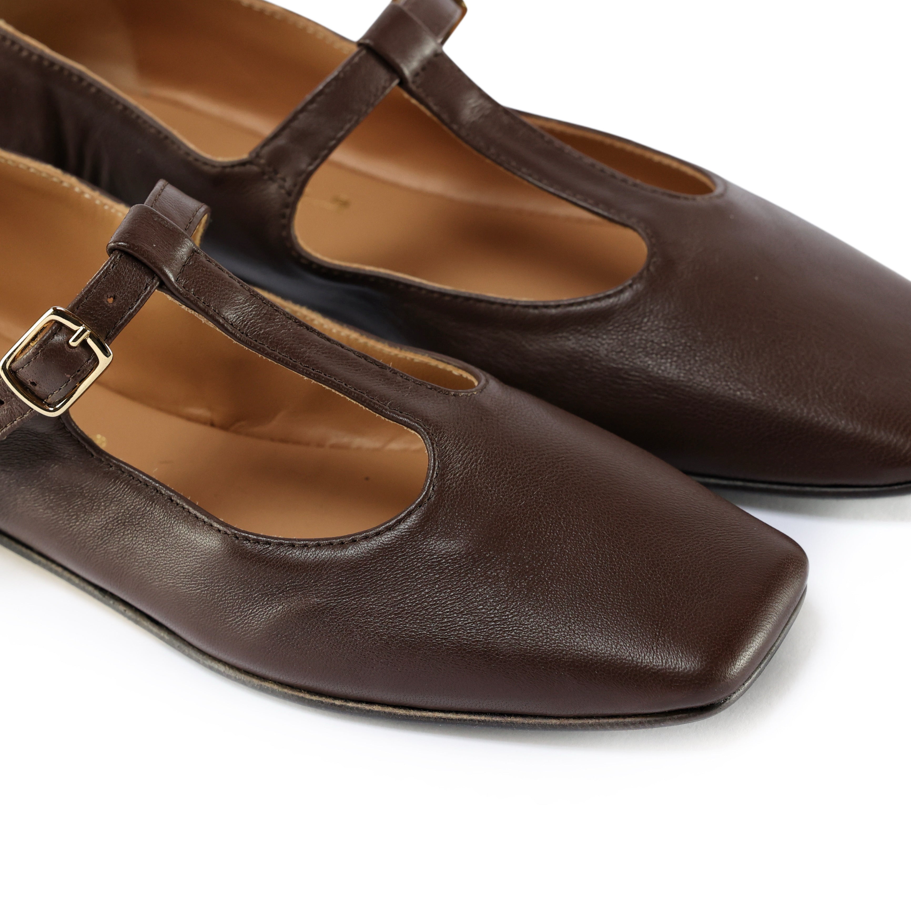 Ton Goût Paris Ballerine Donna Blu Nappa Laminata