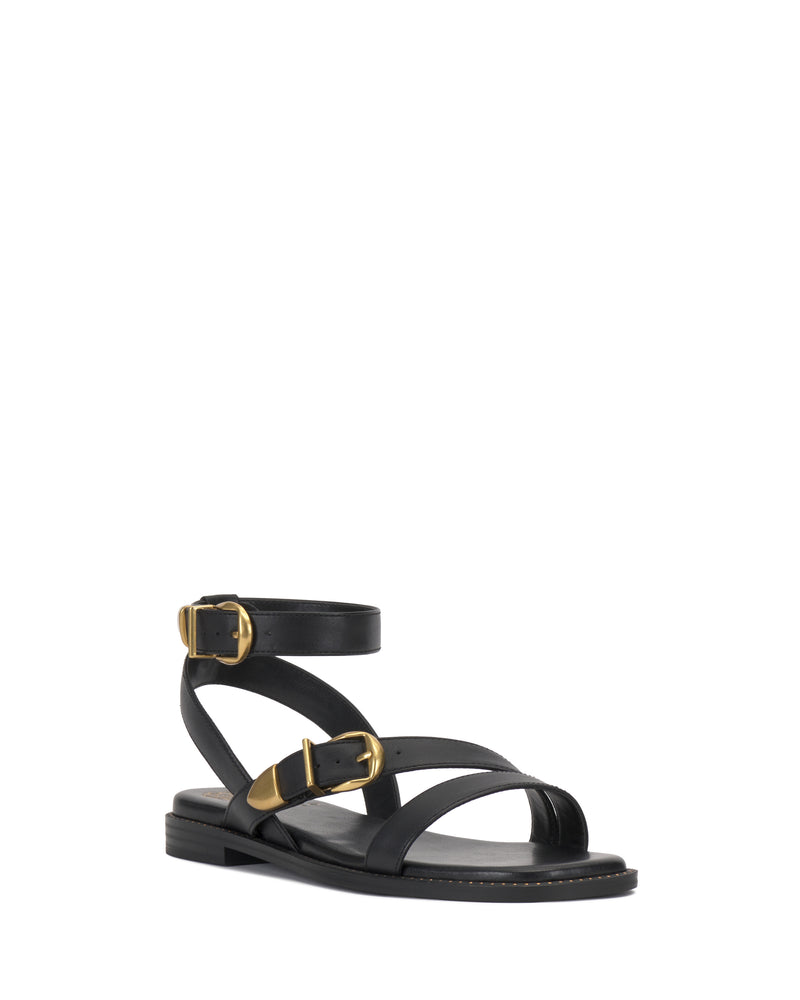 Vince Camuto Neiko Sandalo Piatto con Fibbia Donna