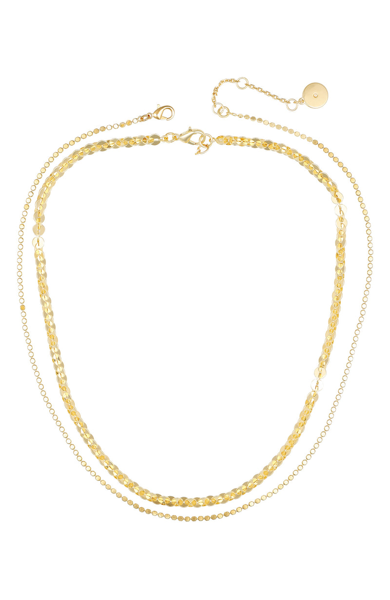 Vince Camuto Strati collana donna catena oro leggera