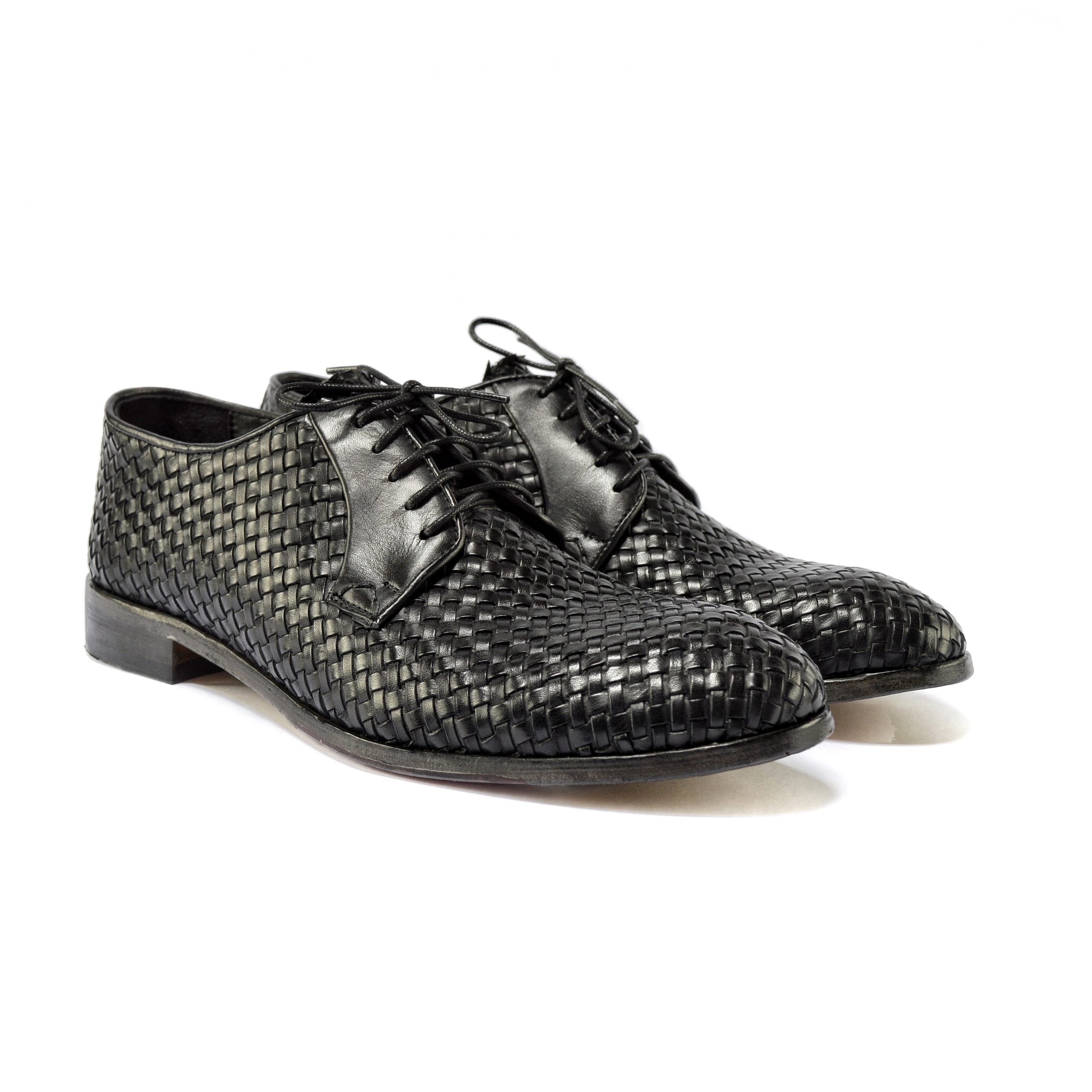 Ton Goût Derby Ciro scarpe derby nere 42 pelle intrecciata