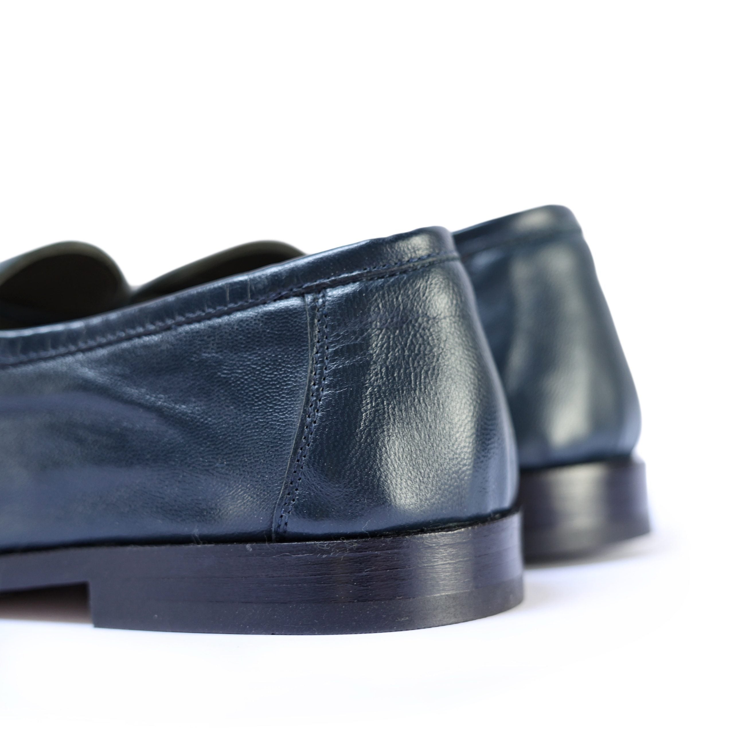 Ton Goût Luis Blue mocassini uomo pelle nappa blu