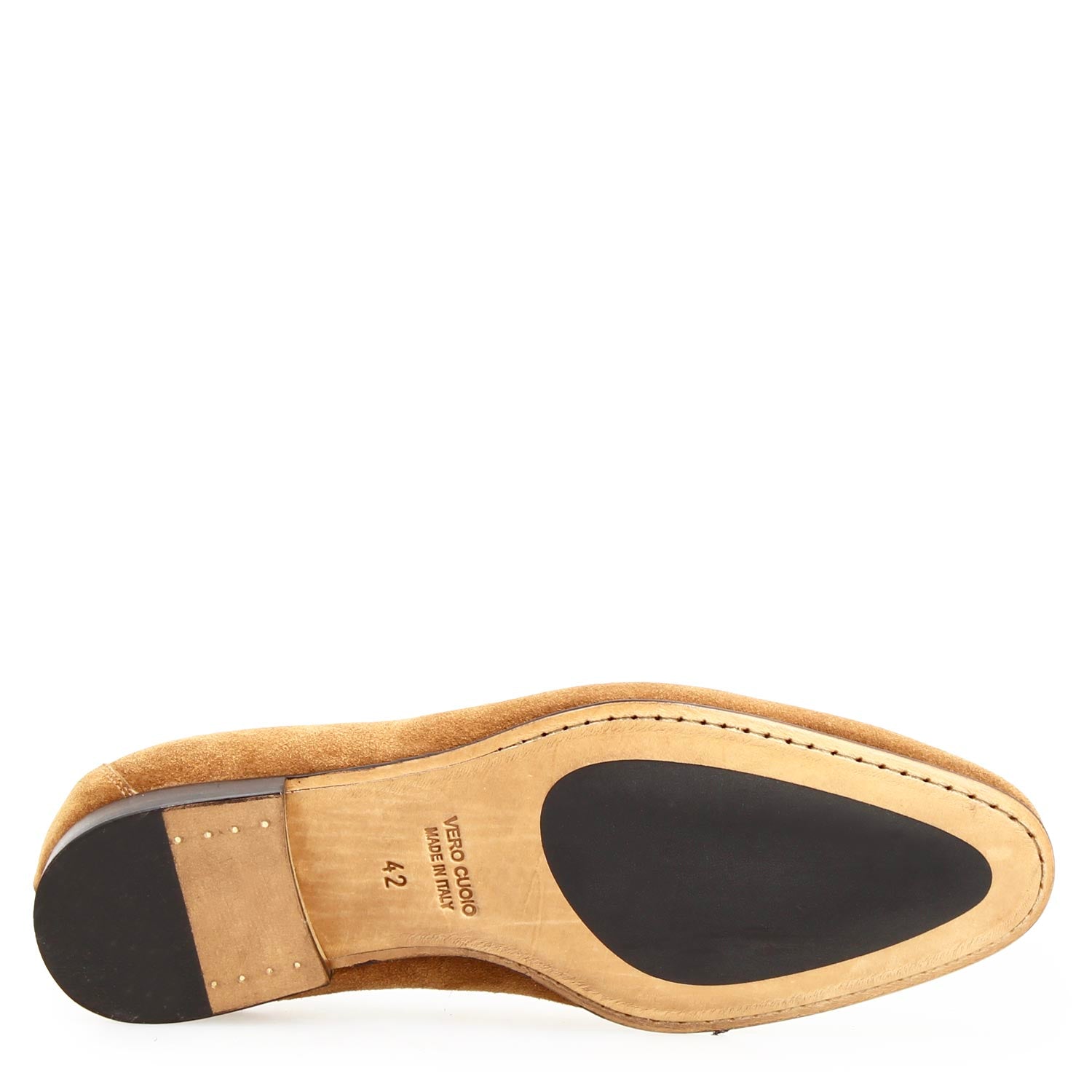 Leonardo Shoes Manfredo Mocassino Uomo Camoscio Chiaro