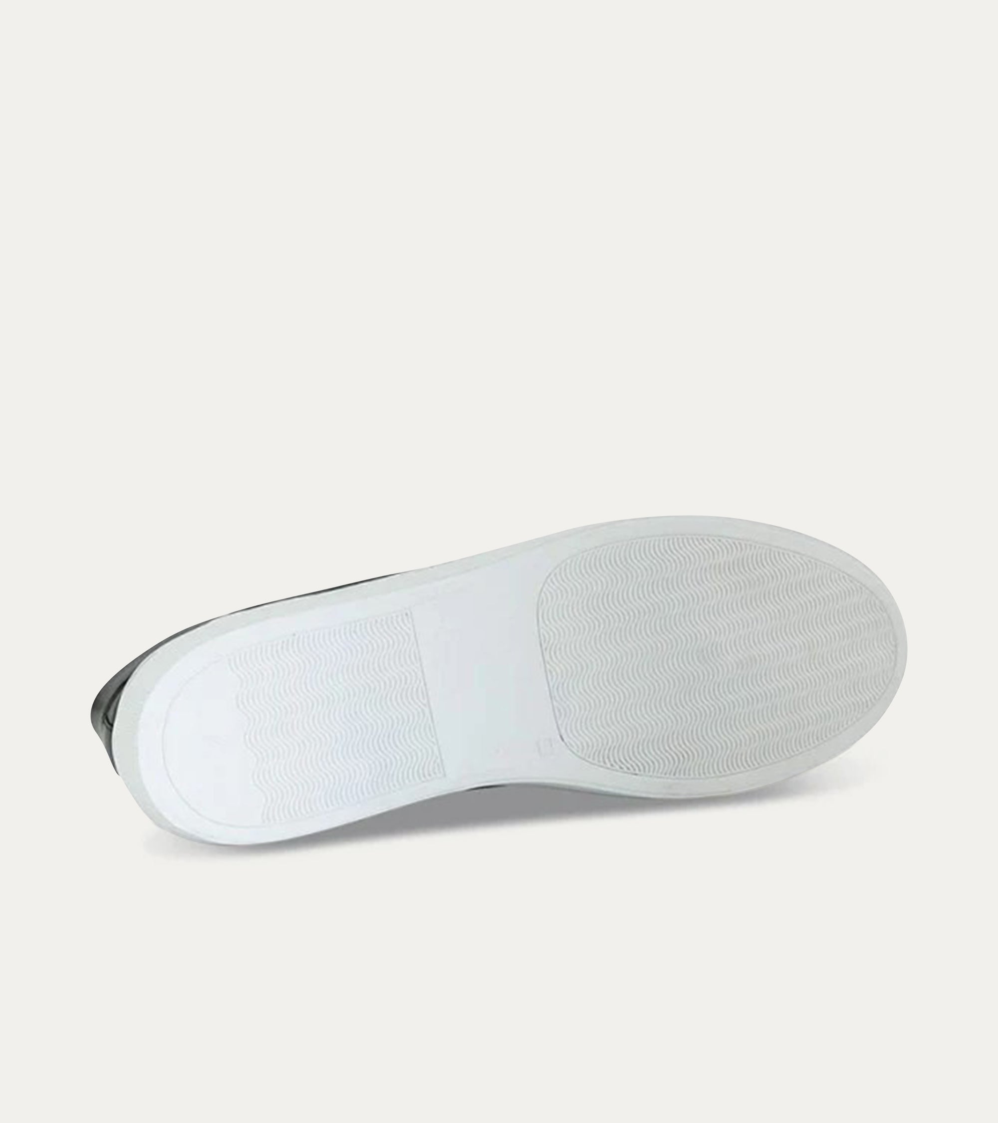 Ace Marks Duke sneakers uomo nere pelle suola bianca