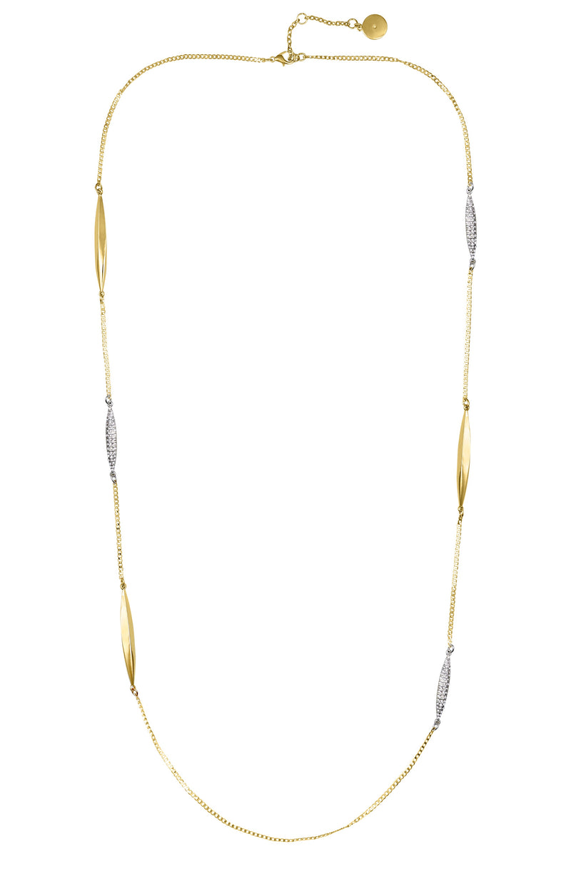 Vince Camuto collana a catena lunga bicolore donna