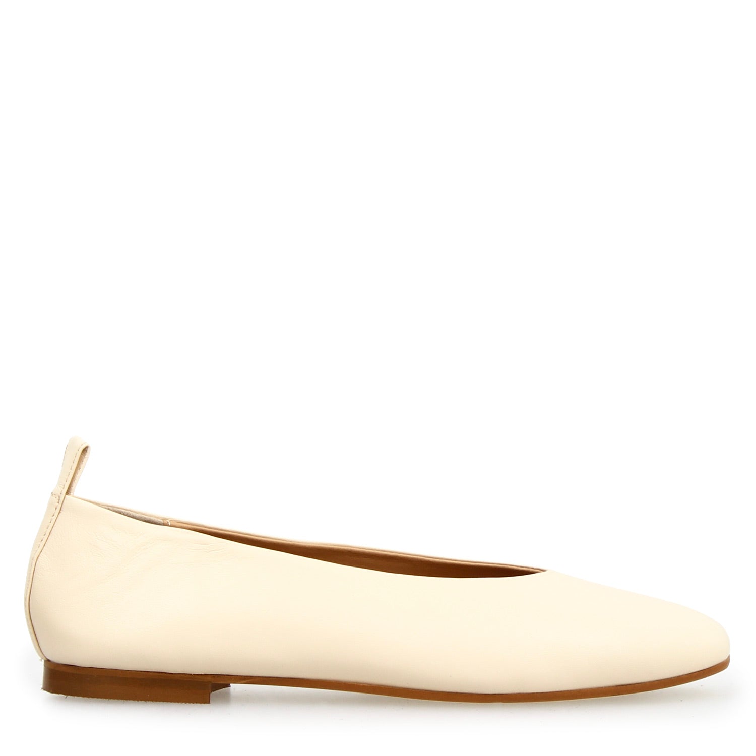 Leonardo Shoes Venere Nappa ballerine donna beige pelle