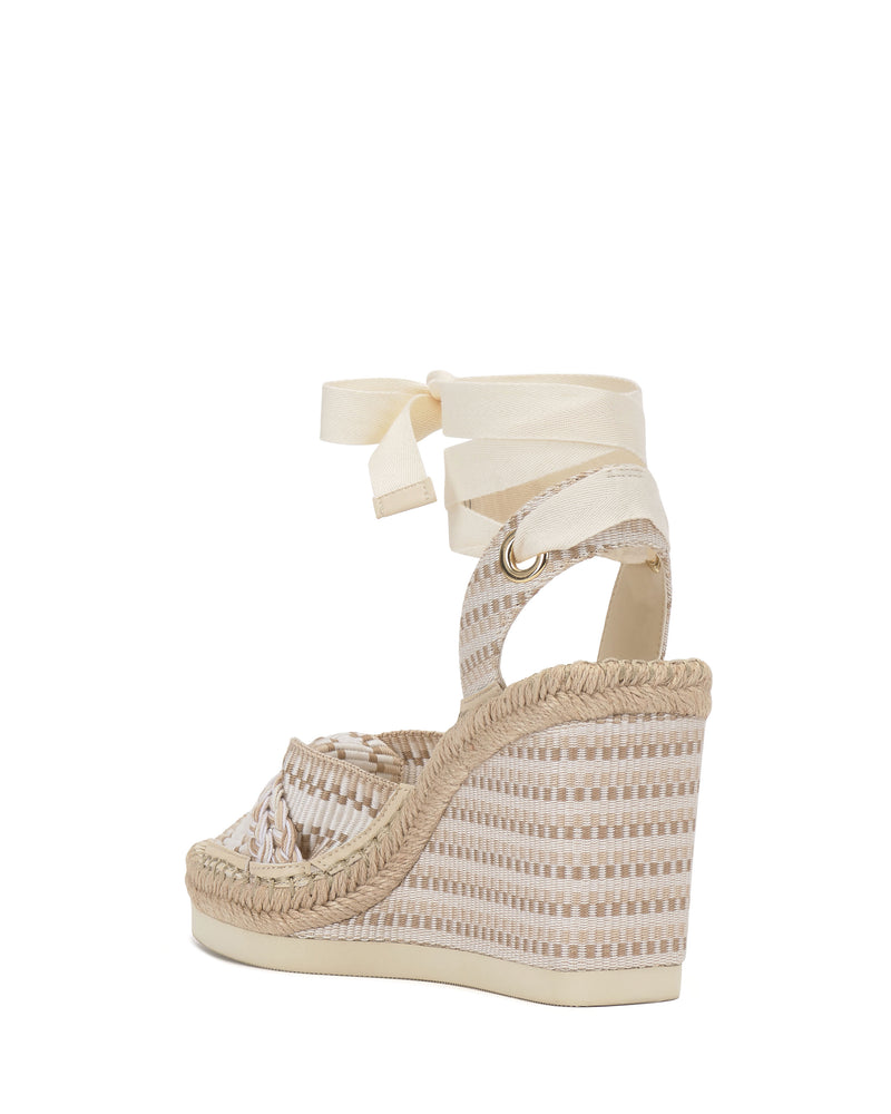 Vince Camuto Bealie Sandalo zeppa espadrillas intrecciato