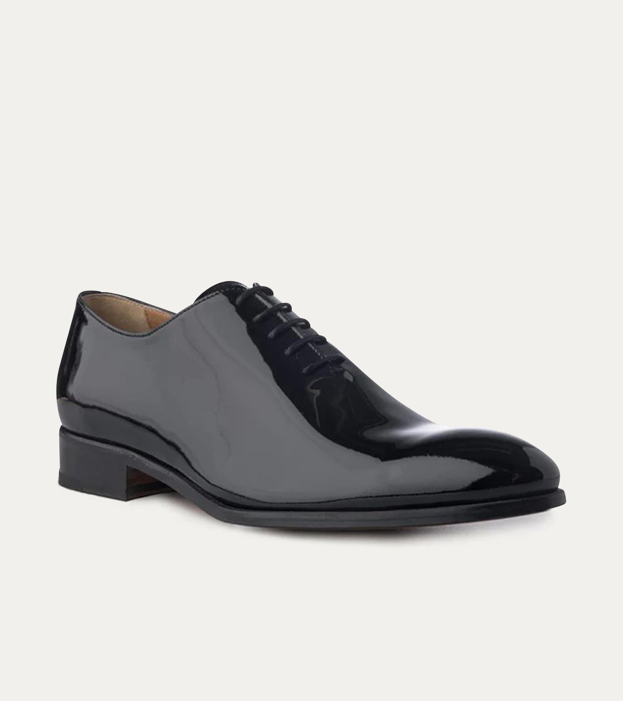 Ace Marks Carlo oxford uomo vernice nero wholecut cerimonia