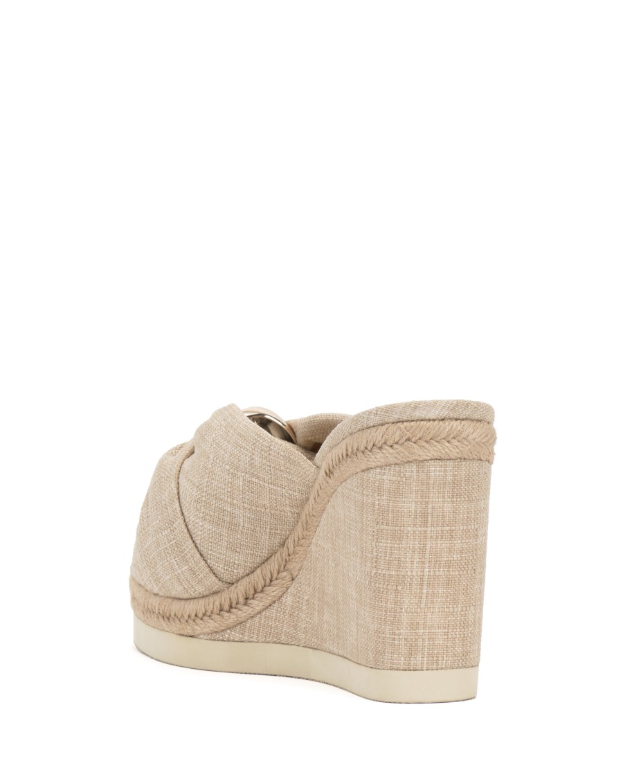 Vince Camuto Briana sandali zeppa espadrillas tela