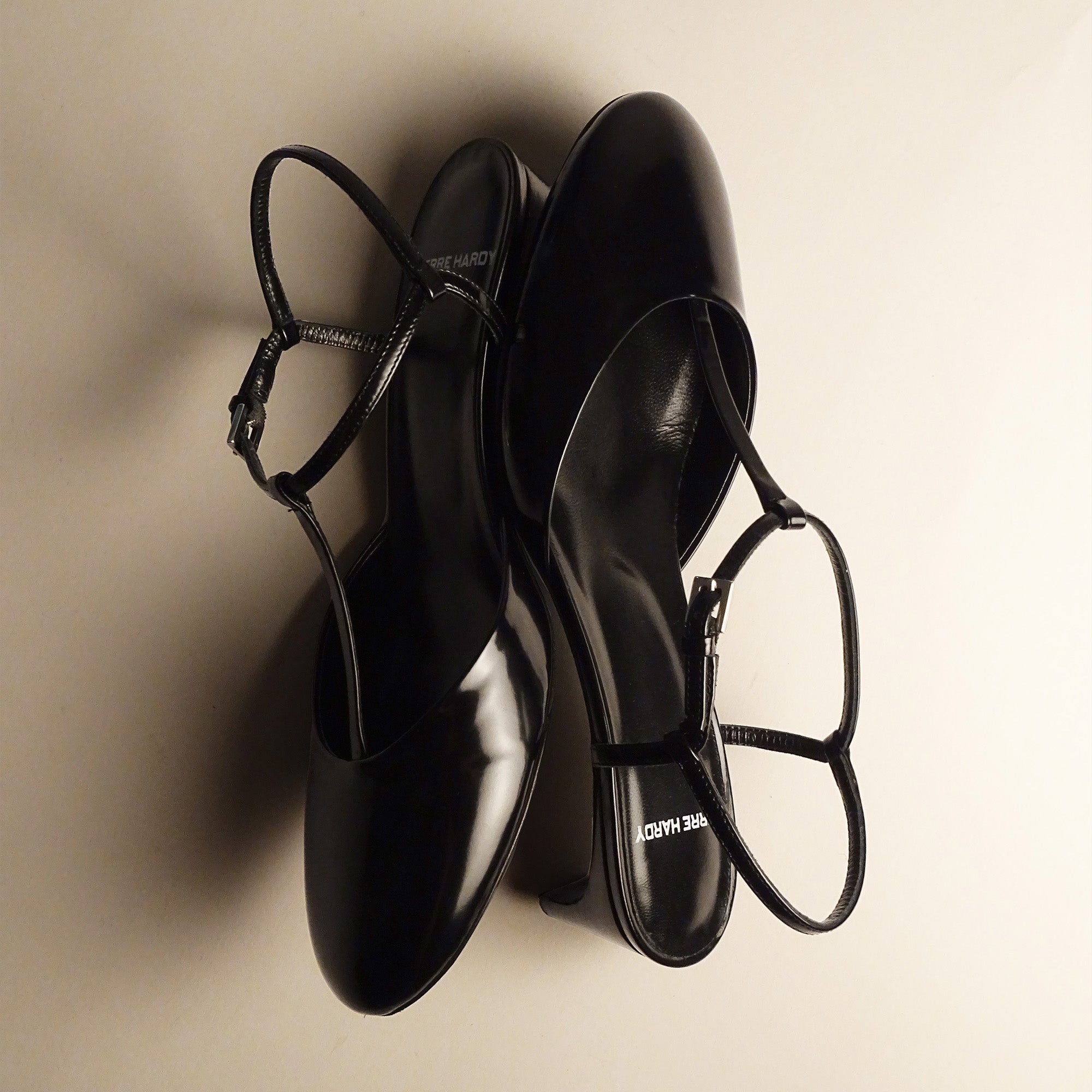 Pierre Hardy Danielle Décolleté Nero Tacco 35mm 39 T-Strap