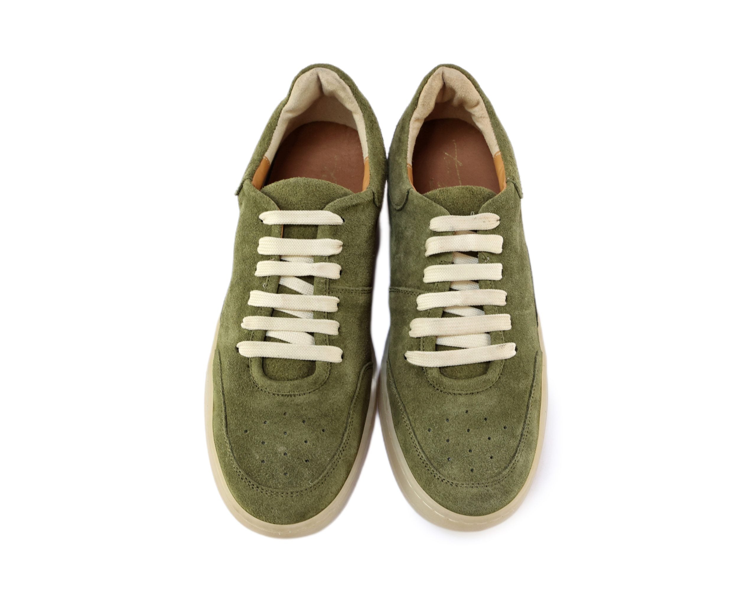 Ton Goût Sneakers Camoscio Verde Uomo 42