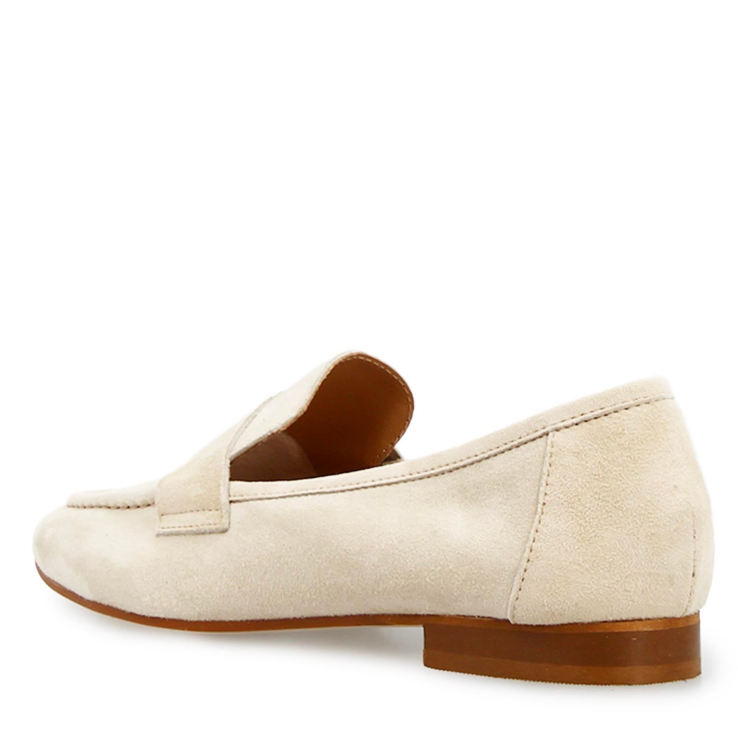 Leonardo Shoes Mocassini Donna Brenta mocassini beige camoscio