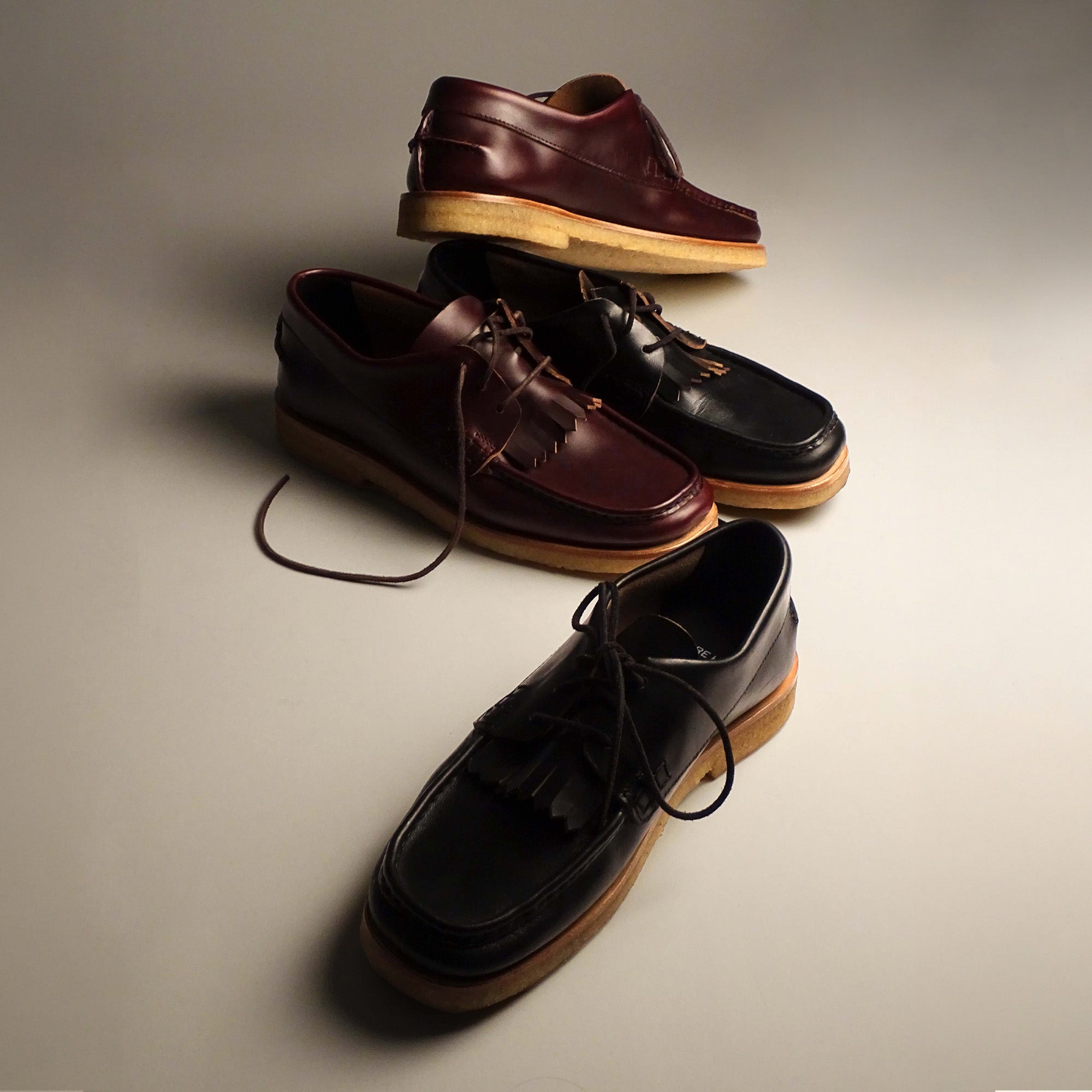Pierre Hardy Matt Derby scarpe derby uomo bordeaux pelle