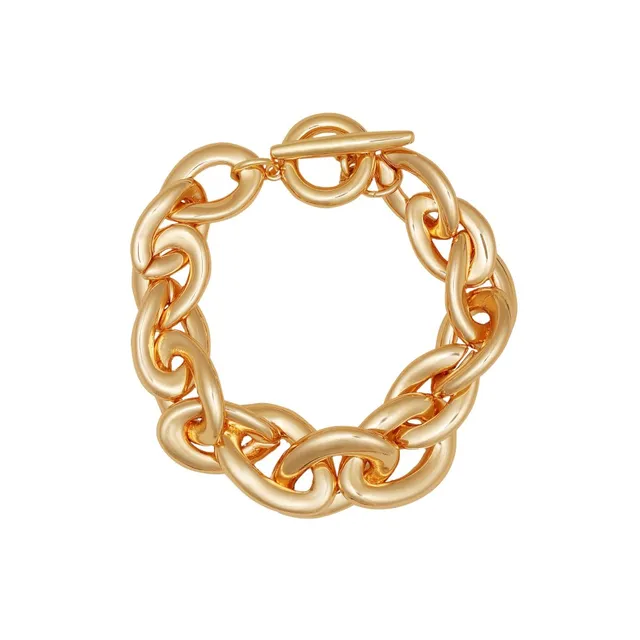 Vince Camuto Bracciale Donna Oro Maglie Chiusura Barilotto