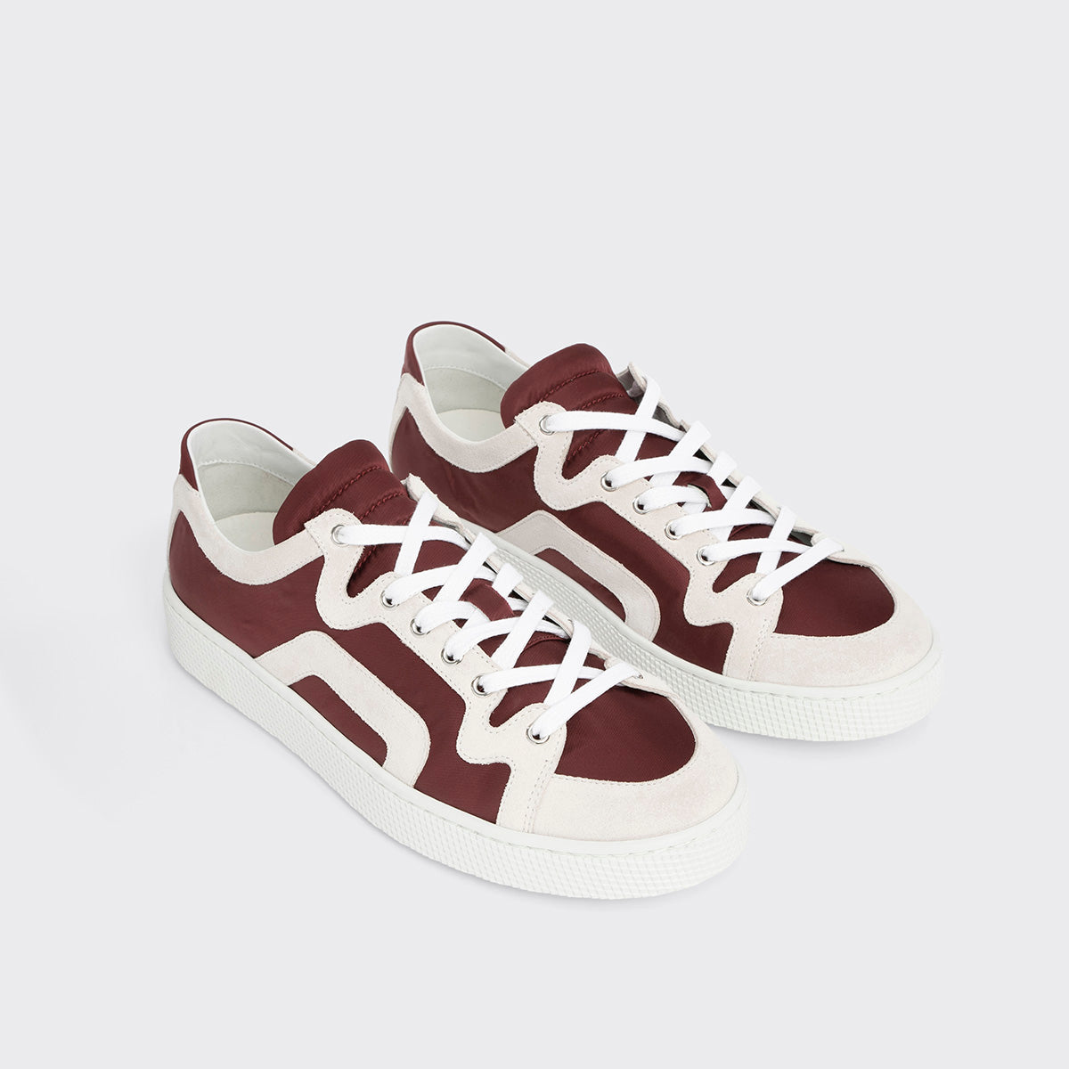 Pierre Hardy Alpha Sneakers Uomo Pelle Bordeaux