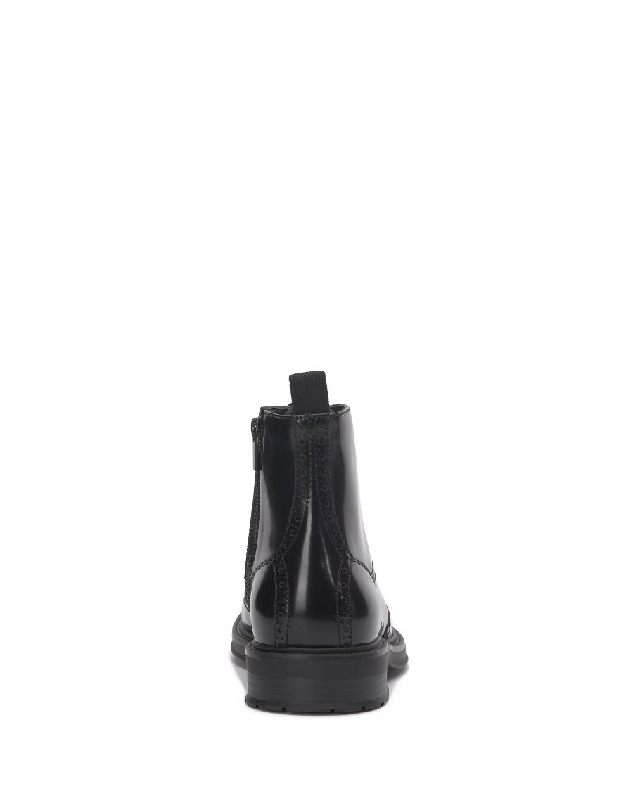Vince Camuto Jaycob Wingtip stivali uomo vernice