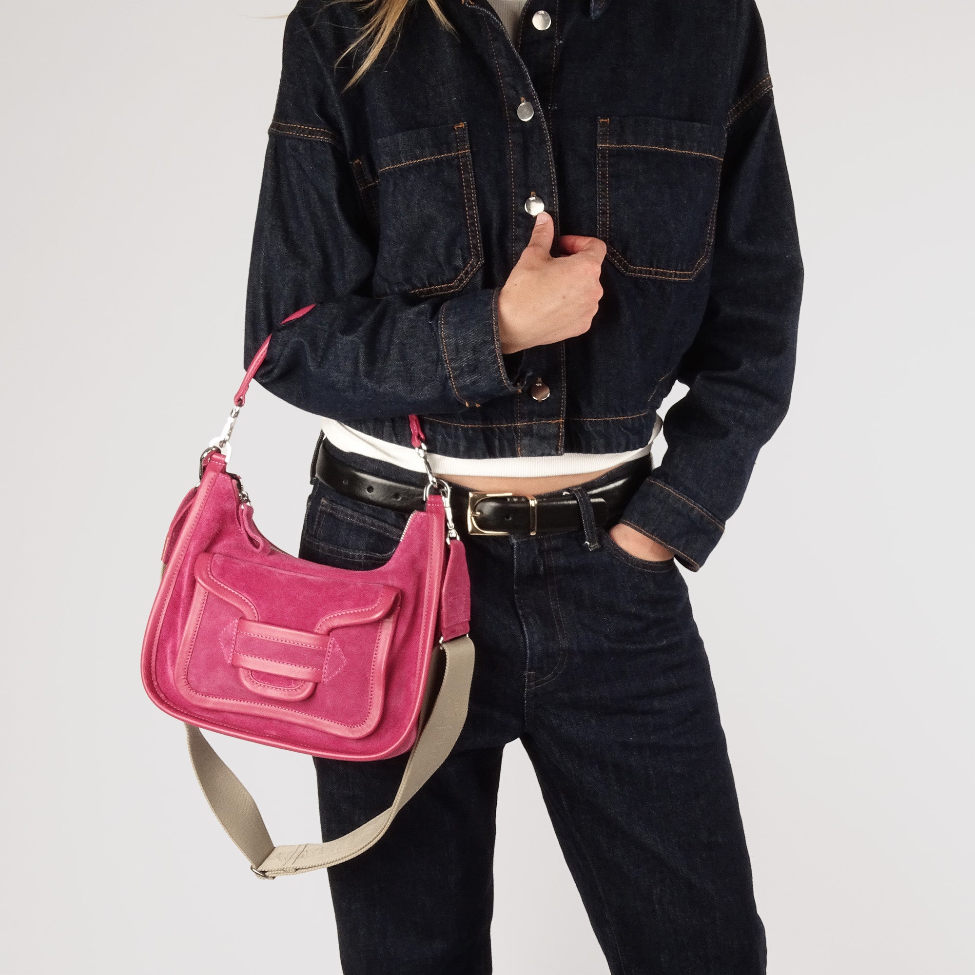 Pierre Hardy Alpha Day borsa donna rosa a tracolla
