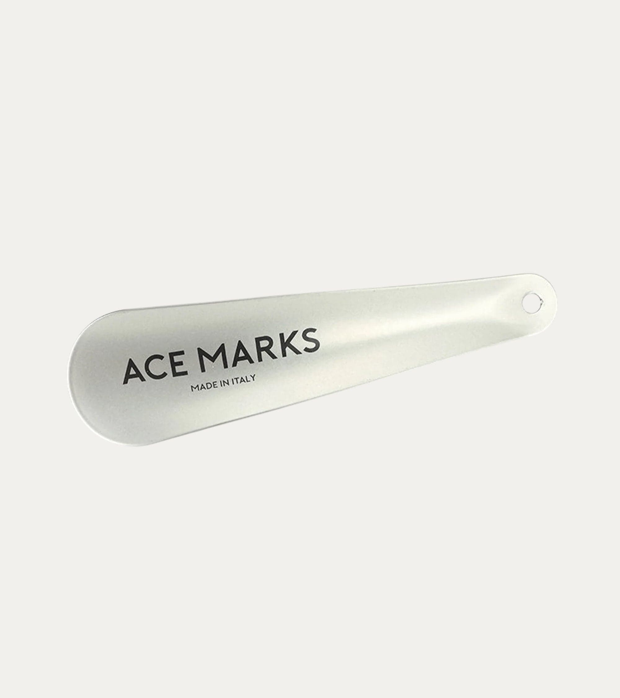 Ace Marks calzascarpe metallo argento 19 cm acciaio inox