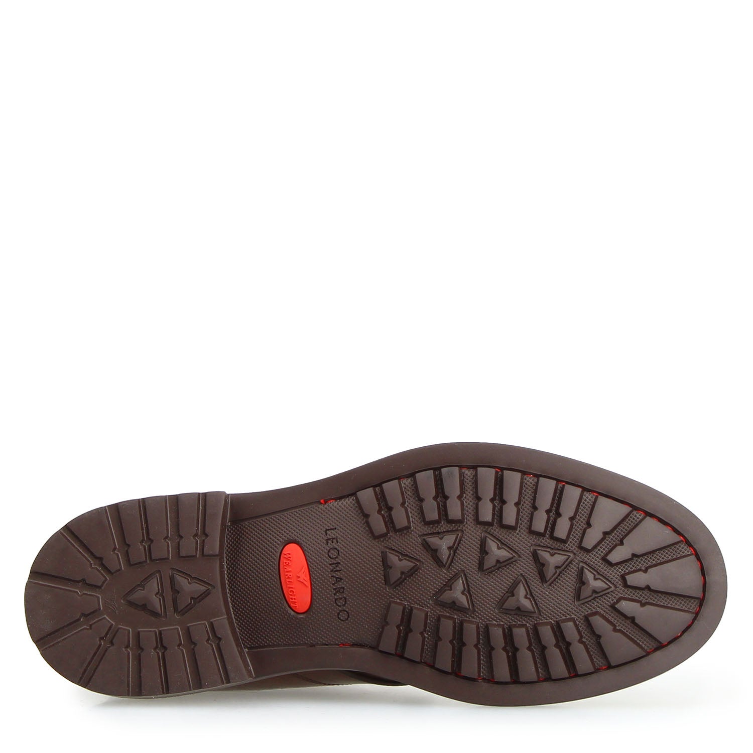 Leonardo Shoes Bacco chukka boot uomo pelle marrone scuro