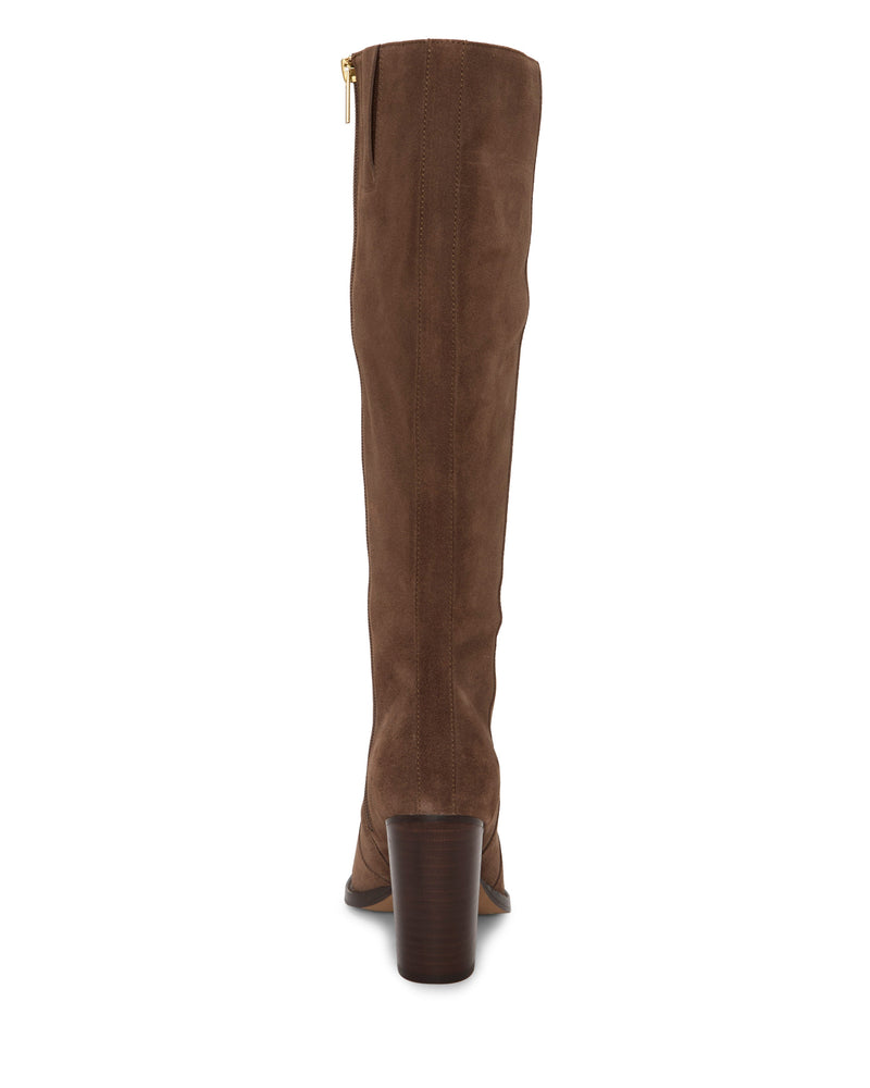 Vince Camuto Lecheya Stivale Alto Ginocchio pelle tacco blocco