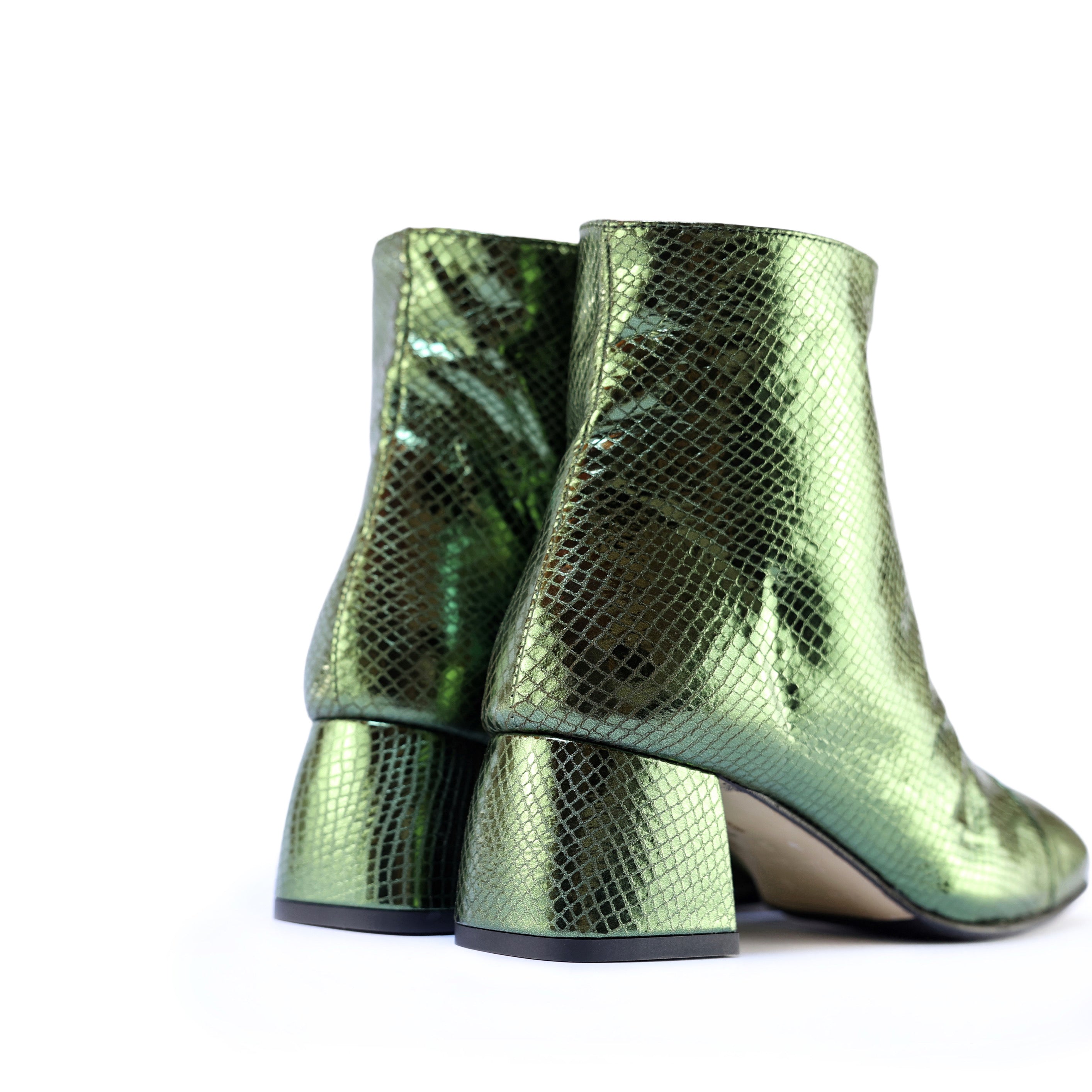 Ton Goût Alexia scarpe donna pelle military pitone