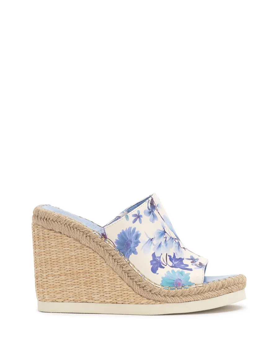 Vince Camuto Brissia mules zeppa iuta pelle