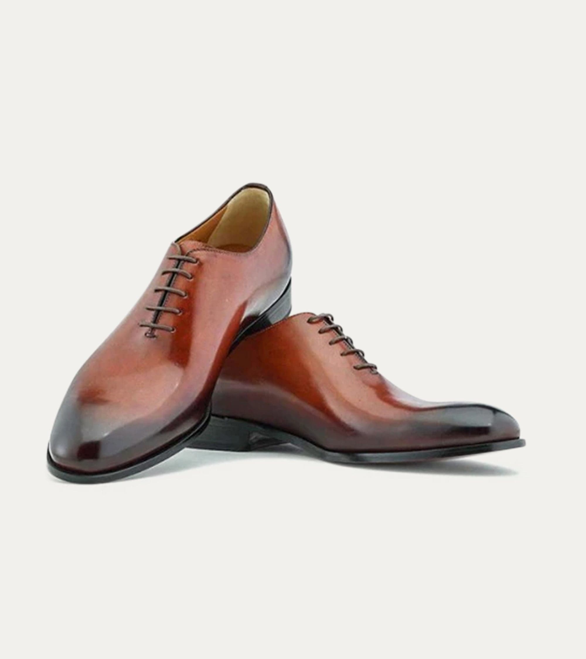 Ace Marks Carlo Wholecut Scarpe Oxford Cognac Patina