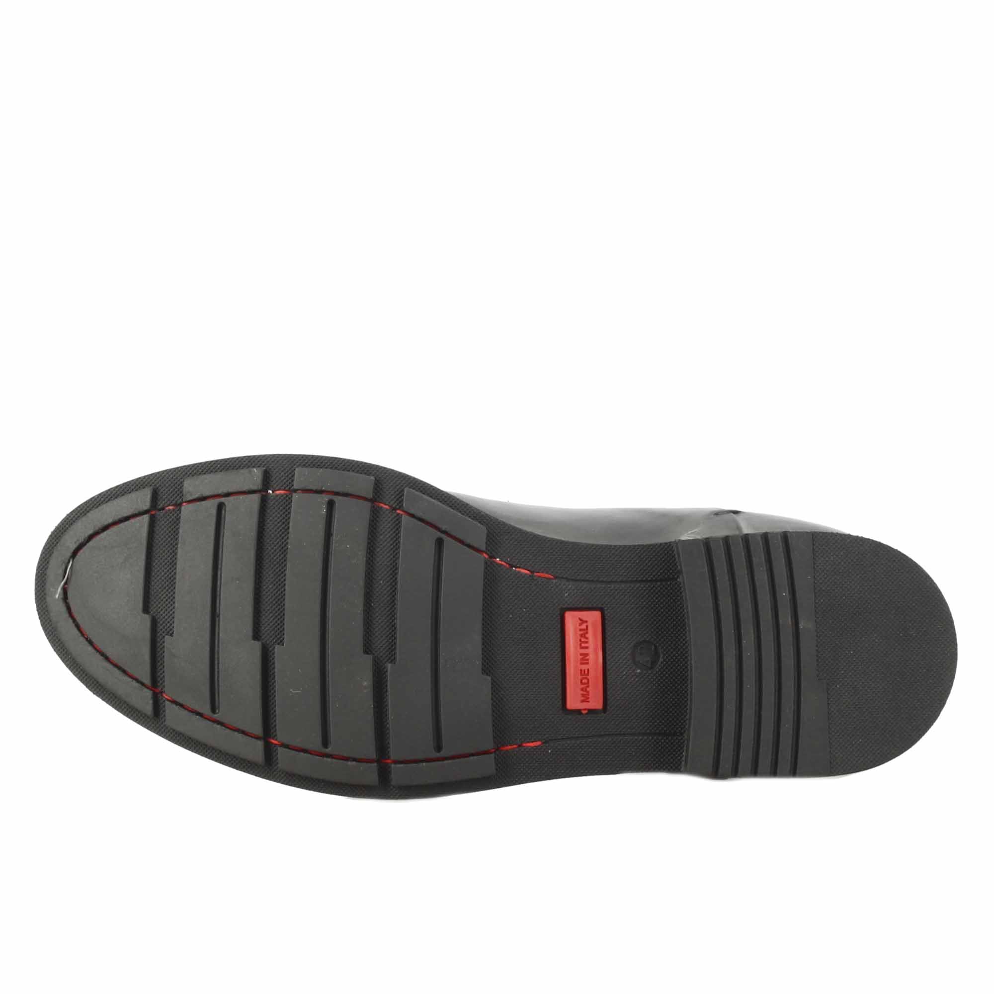 Leonardo Shoes Stivaletti Uomo pelle grigi con lacci invernali