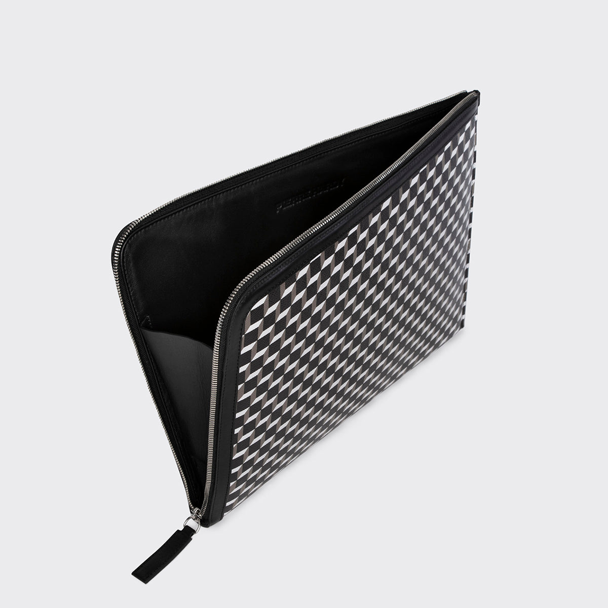 Pierre Hardy Laptop Case pochette pelle nera A4