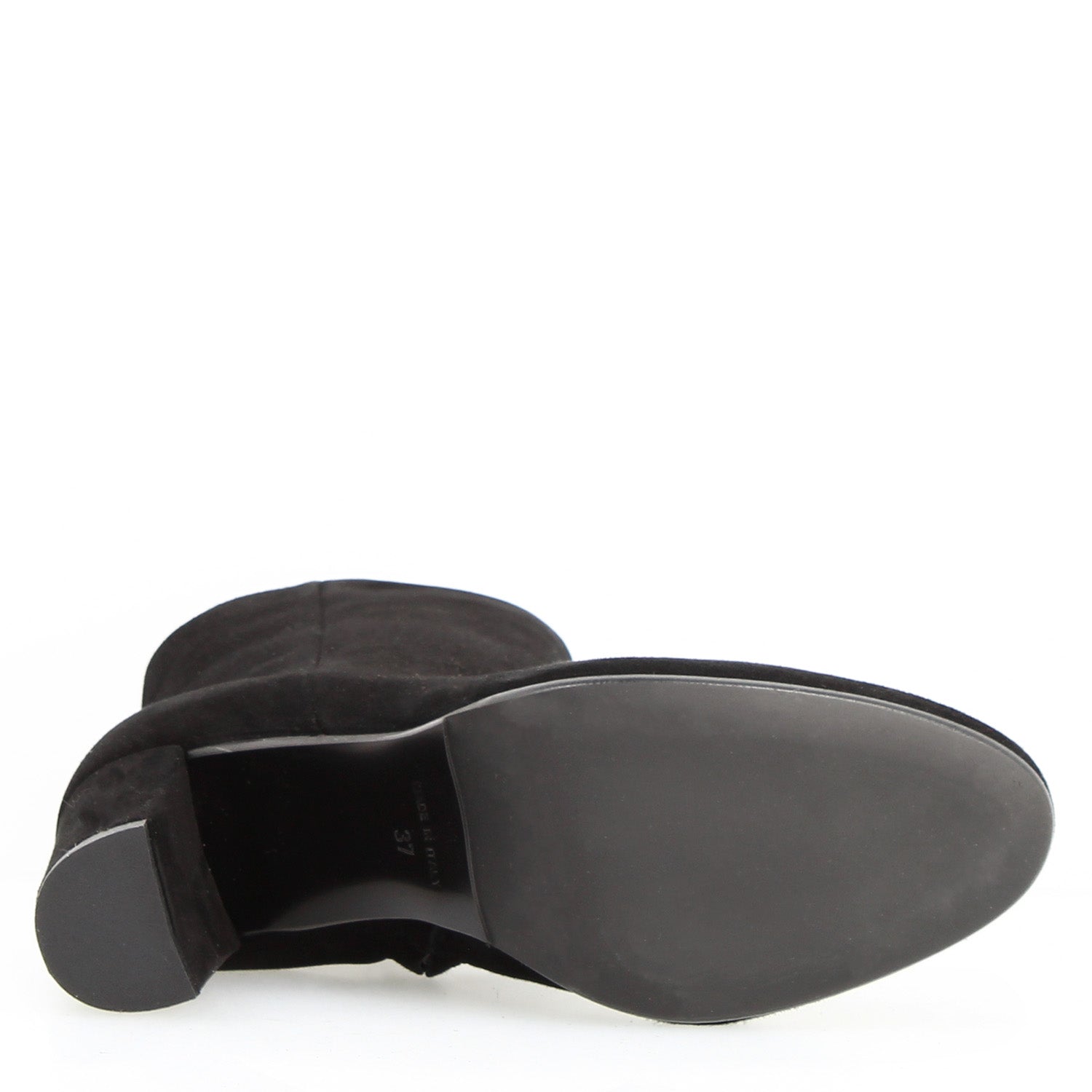 Leonardo Shoes Vesper C stivaletti camoscio nero tacco 8cm