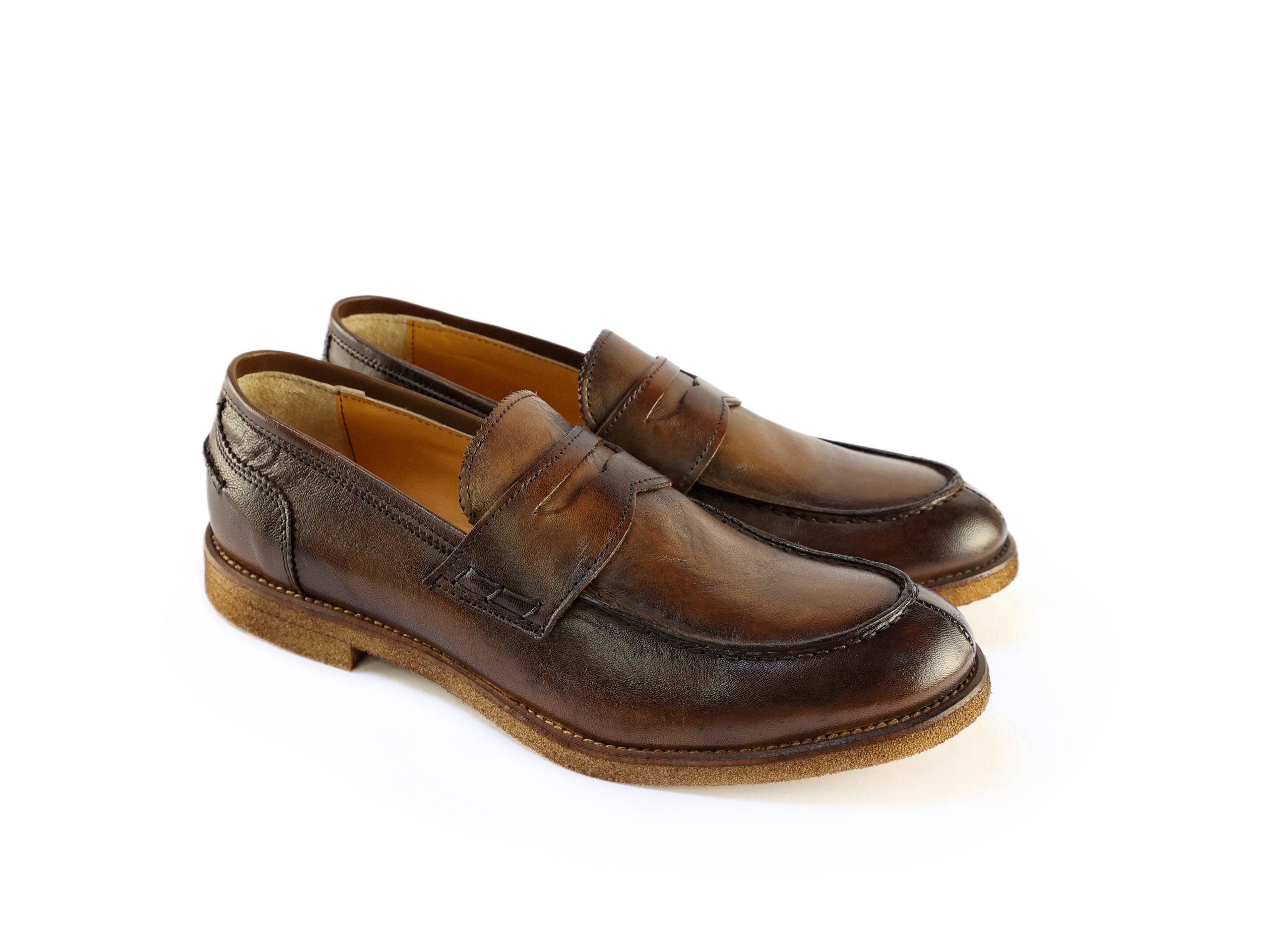Ton Goût College mocassino uomo pelle cuoio 45
