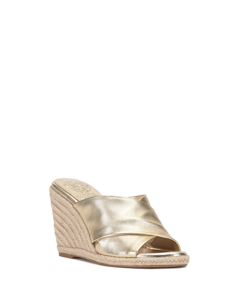 Vince Camuto Fisella Sandalo Slip-On Zeppa Espadrillas
