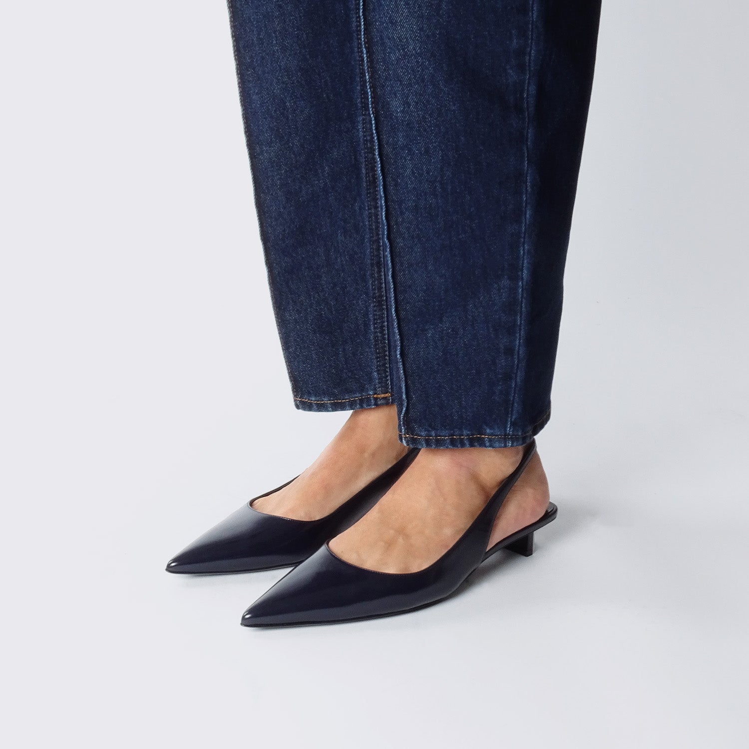 Pierre Hardy Stella slingback donna blu tacco 25 mm
