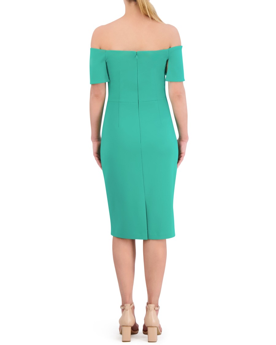 Vince Camuto Abito Midi Spalle Scoperte Tubino